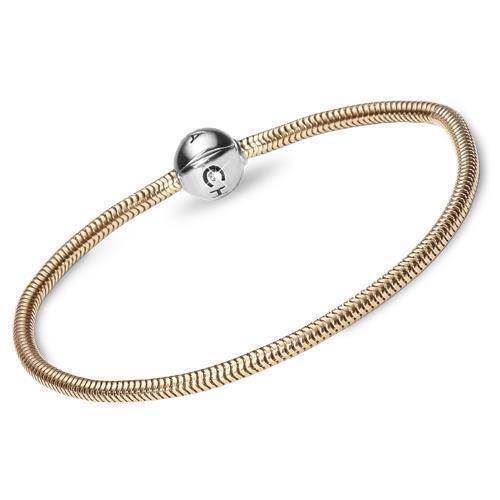 Image of Christina Collect kampagne guld armbånd til charms, 20 cm (armbåndet leveres i længder fra 16-23 cm)